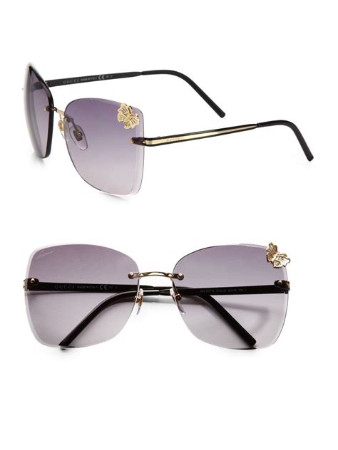 his and hers gucci sunglasses|Gucci Limited Edition Butterfly Sunglasses .